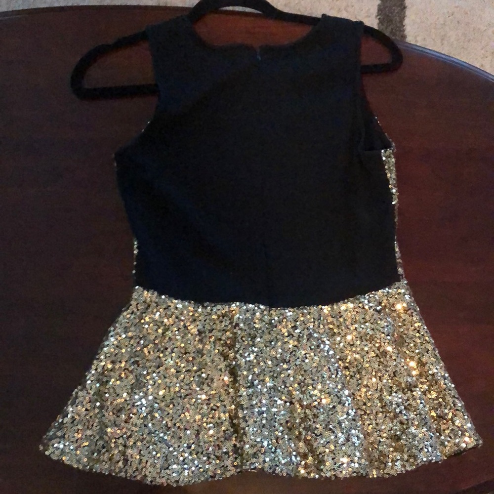 Gold Sequin Top - image 4